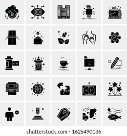 25 Universal Icons Vector illustration