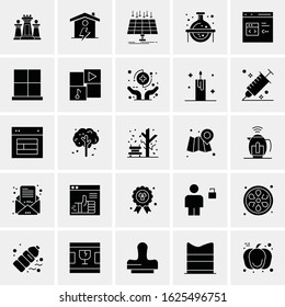 25 Universal Icons Vector illustration
