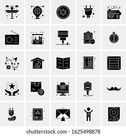 25 Universal Icons Vector illustration
