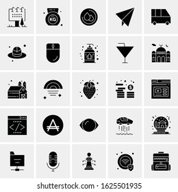 25 Universal Icons Vector illustration