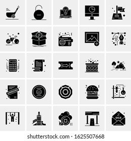 25 Universal Icons Vector illustration
