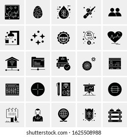 25 Universal Icons Vector illustration