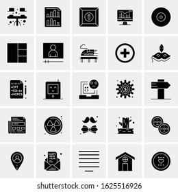 25 Universal Icons Vector illustration