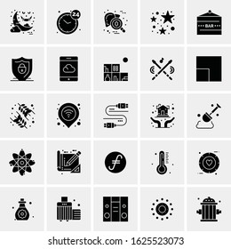 25 Universal Icons Vector illustration