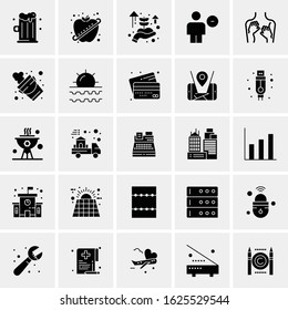 25 Universal Icons Vector illustration