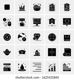 25 Universal Icons Vector illustration
