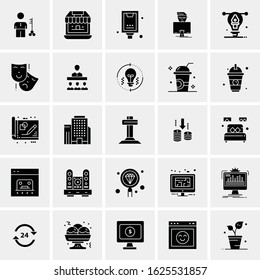 25 Universal Icons Vector illustration