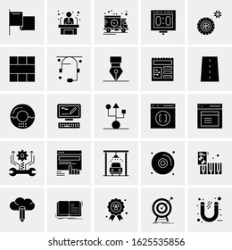 25 Universal Icons Vector illustration