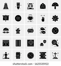 25 Universal Icons Vector illustration