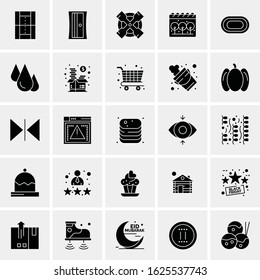 25 Universal Icons Vector illustration