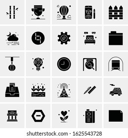 25 Universal Icons Vector illustration