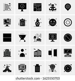 25 Universal Icons Vector illustration
