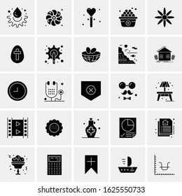 25 Universal Icons Vector illustration