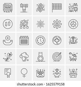 25 Universal Icons Vector illustration