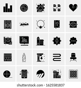 25 Universal Icons Vector illustration