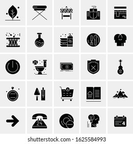 25 Universal Icons Vector illustration