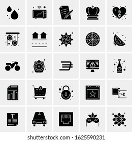25 Universal Icons Vector illustration