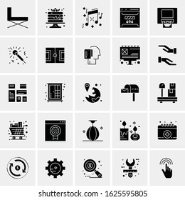 25 Universal Icons Vector illustration