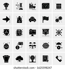 25 Universal Icons Vector illustration