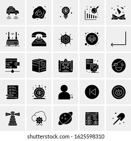 25 Universal Icons Vector illustration