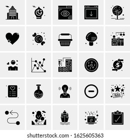 25 Universal Icons Vector illustration
