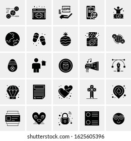 25 Universal Icons Vector illustration