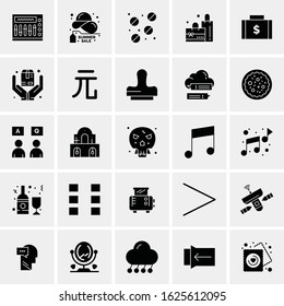 25 Universal Icons Vector illustration