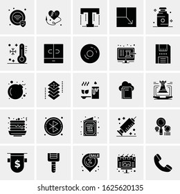 25 Universal Icons Vector illustration