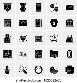 25 Universal Icons Vector illustration
