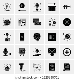 25 Universal Icons Vector illustration