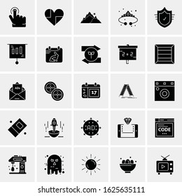 25 Universal Icons Vector illustration