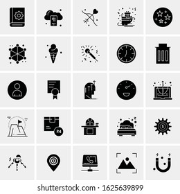 25 Universal Icons Vector illustration