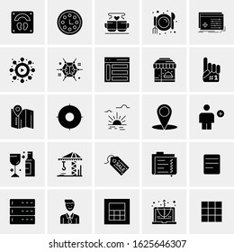 25 Universal Icons Vector illustration