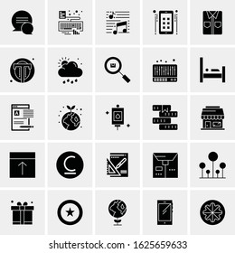 25 Universal Icons Vector illustration