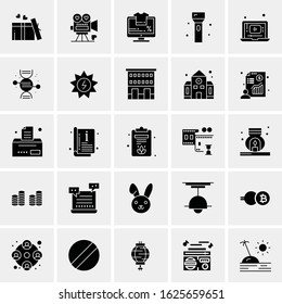 25 Universal Icons Vector illustration