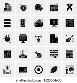 25 Universal Icons Vector illustration