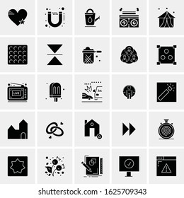 25 Universal Icons Vector illustration