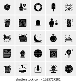 25 Universal Icons Vector illustration