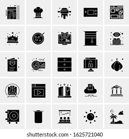 25 Universal Icons Vector illustration