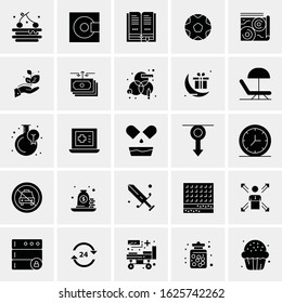 25 Universal Icons Vector illustration