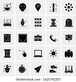 25 Universal Icons Vector illustration