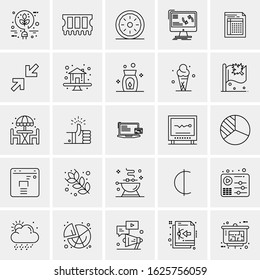 25 Universal Icons Vector illustration