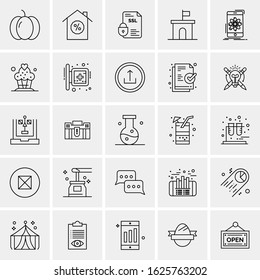 25 Universal Icons Vector illustration
