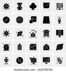 25 Universal Icons Vector illustration