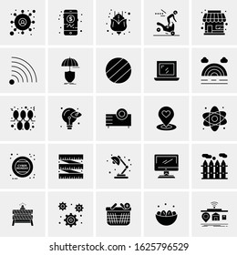 25 Universal Icons Vector illustration