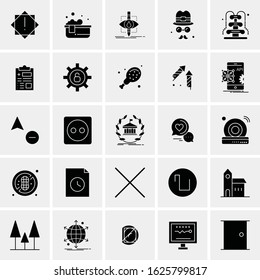 25 Universal Icons Vector illustration