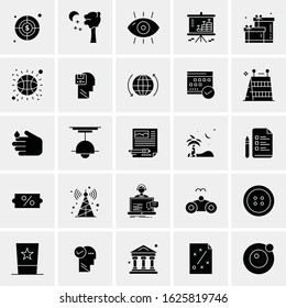 25 Universal Icons Vector illustration