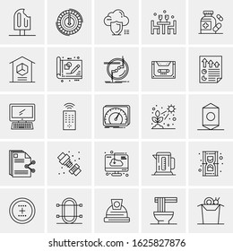 25 Universal Icons Vector illustration