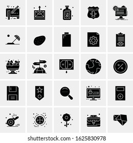 25 Universal Icons Vector illustration
