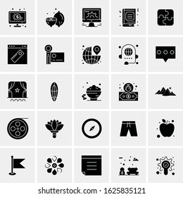 25 Universal Icons Vector illustration